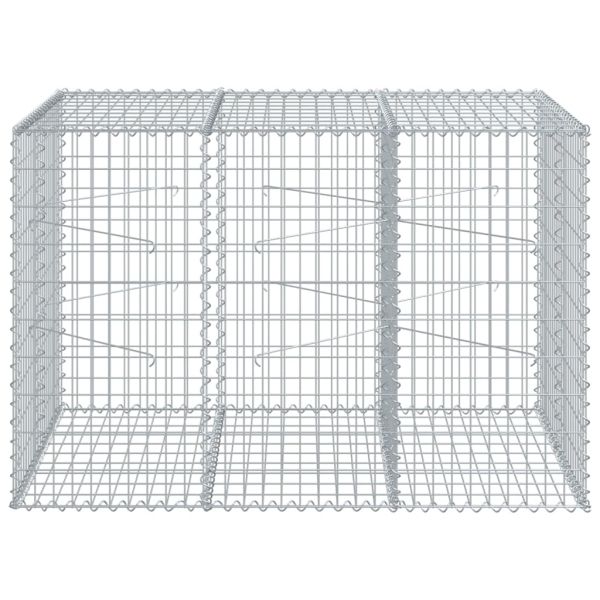 Габионна кошница с покритие, 150x100x100 см, поцинковано желязо