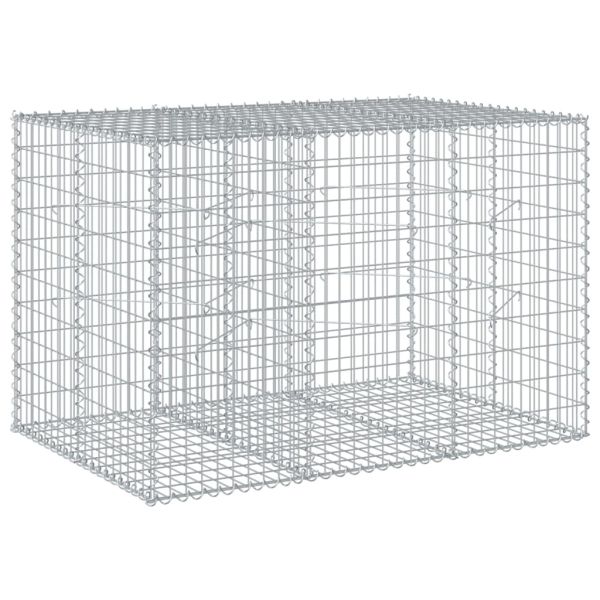 Габионна кошница с покритие, 150x100x100 см, поцинковано желязо