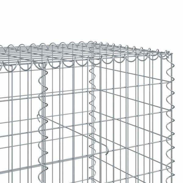 Габионна кошница с покритие, 650x100x100 см, поцинковано желязо