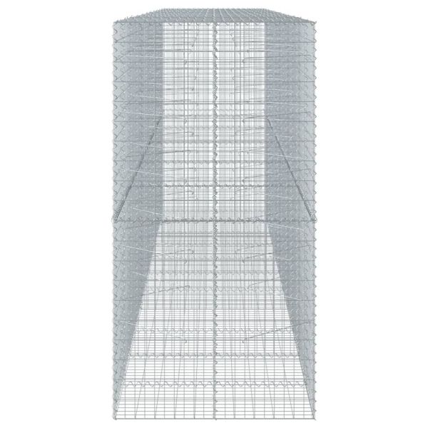 Габионна кошница с покритие, 550x100x200 см, поцинковано желязо