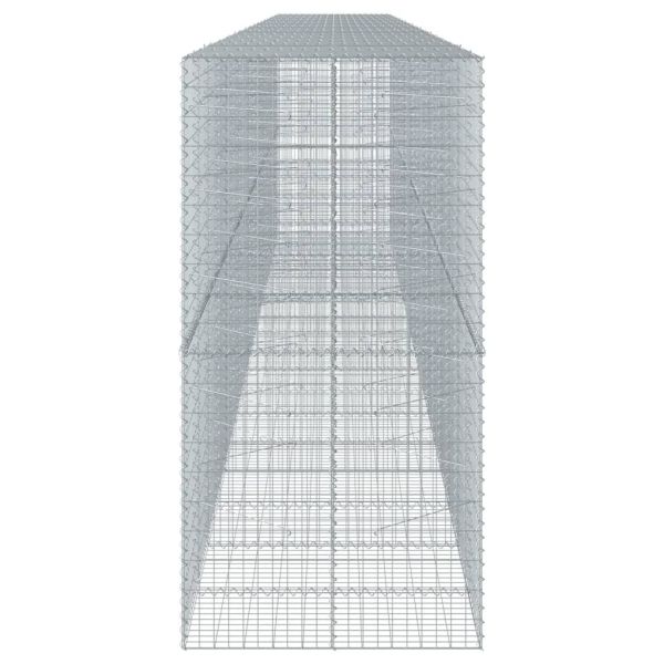 Габионна кошница с покритие, 900x100x200 см, поцинковано желязо
