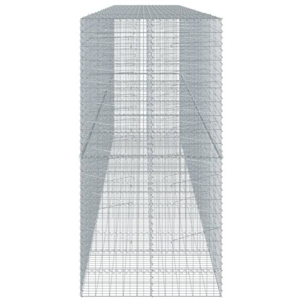 Габионна кошница с покритие, 650x100x200 см, поцинковано желязо
