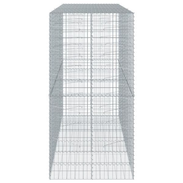 Габионна кошница с покритие, 300x100x200 см, поцинковано желязо