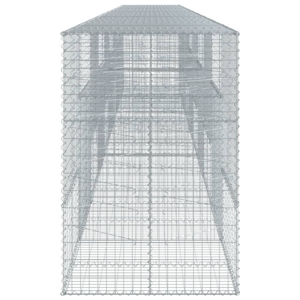 Габионна кошница с покритие, 1000x100x150см, поцинковано желязо
