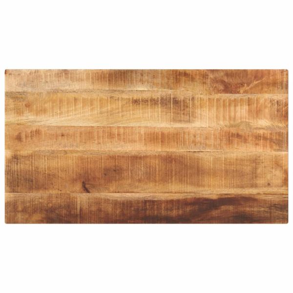 Плот за маса 110x50x2,5см правоъгълен масивно дърво грубо манго
