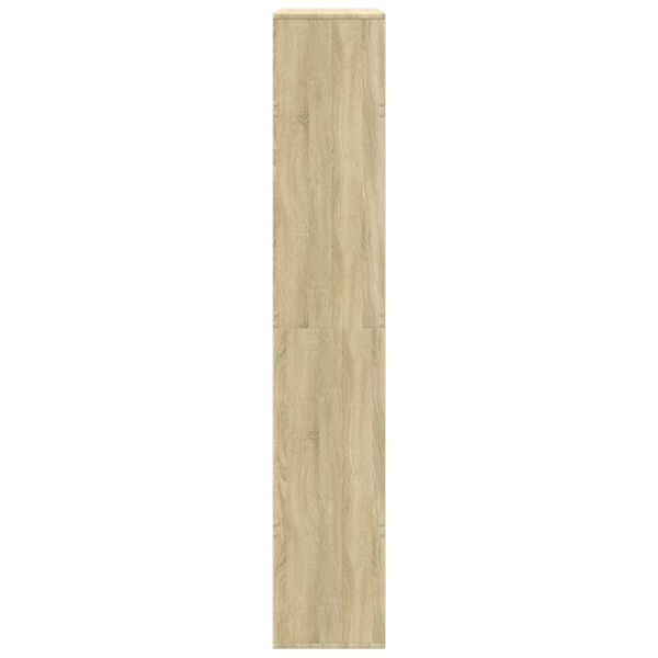 Разделител за стая сонома дъб 100x33x187,5 см инженерно дърво