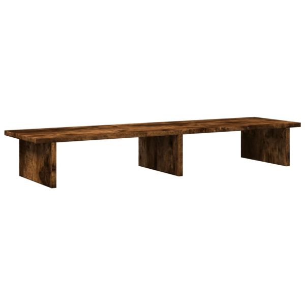 Поставка за монитор, опушен дъб, 100x27x15 см, инженерно дърво