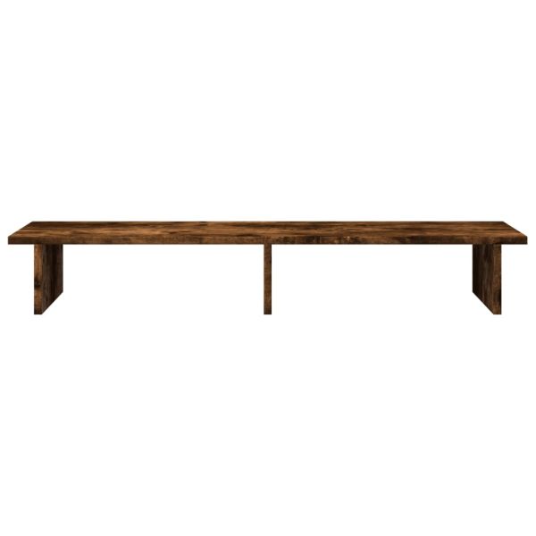 Поставка за монитор, опушен дъб, 100x27x15 см, инженерно дърво
