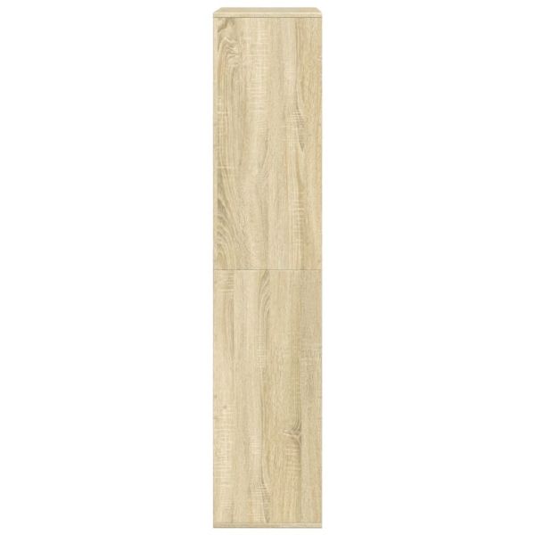 Разделител за стая сонома дъб 100x33x155,5 см инженерно дърво