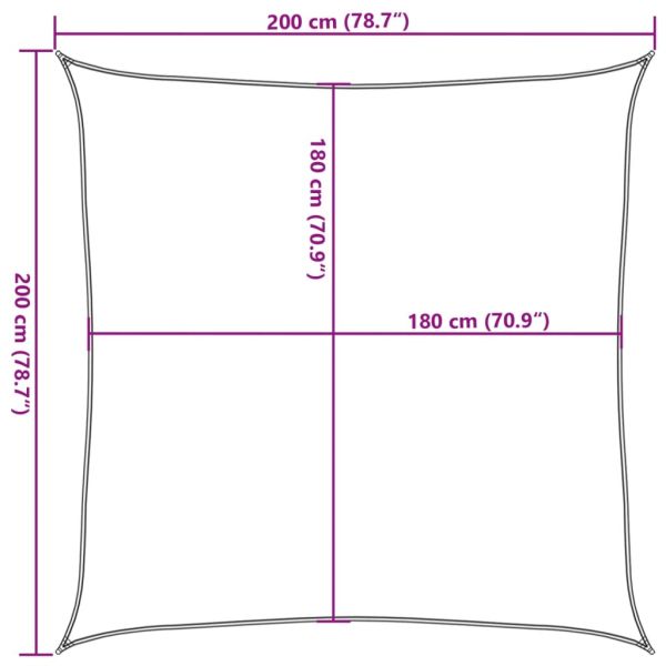 Платно-сенник, 160 г/м², синьо, 2x2 м, HDPE