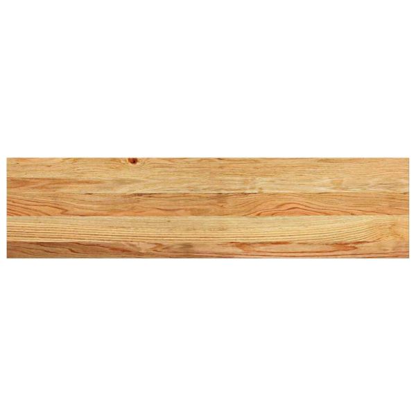 Стълбищни стъпала, 4 бр, светлокафяви, 100x30x2 см, дъб масив