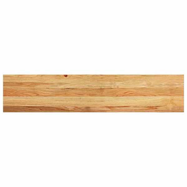 Стълбищни стъпала, 8 бр, светлокафяви, 120x30x2 см, дъб масив