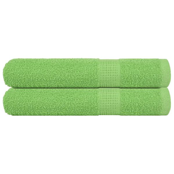 Кърпи FROGN 2 бр. Ябълково зелени 100x200 см 360 г/м²
