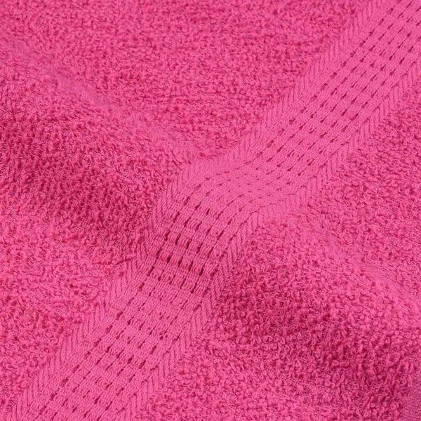 Кърпи за сауна FROGN 2 бр. Розови 80x200 см 360 г/м²