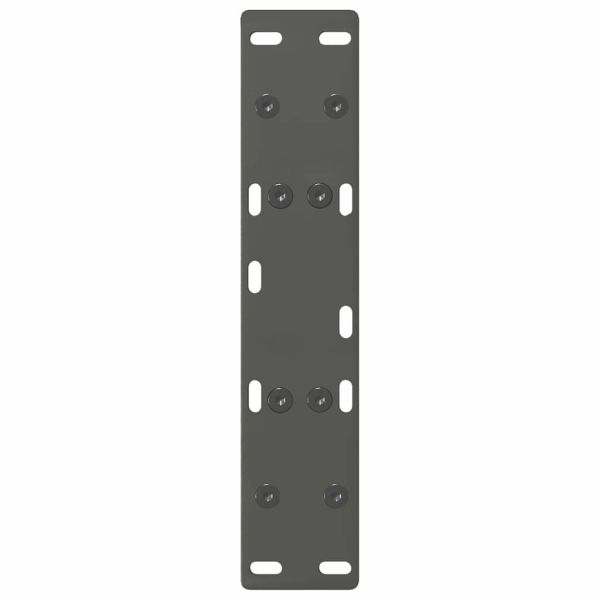 Крака за масичка за кафе, А-образни, 2 бр., антрацит, 30x(30-31) см, стомана