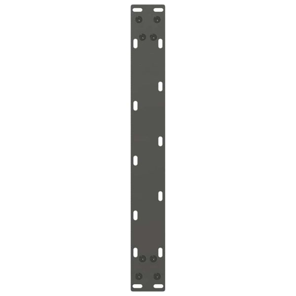 Крака за масичка за кафе, U-образни, 2 бр., антрацит, 50x(42-43) см, стомана