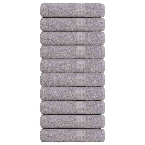 Кърпи за ръце FROGN 10 бр. Сиви 50x100 см 360 г/м²