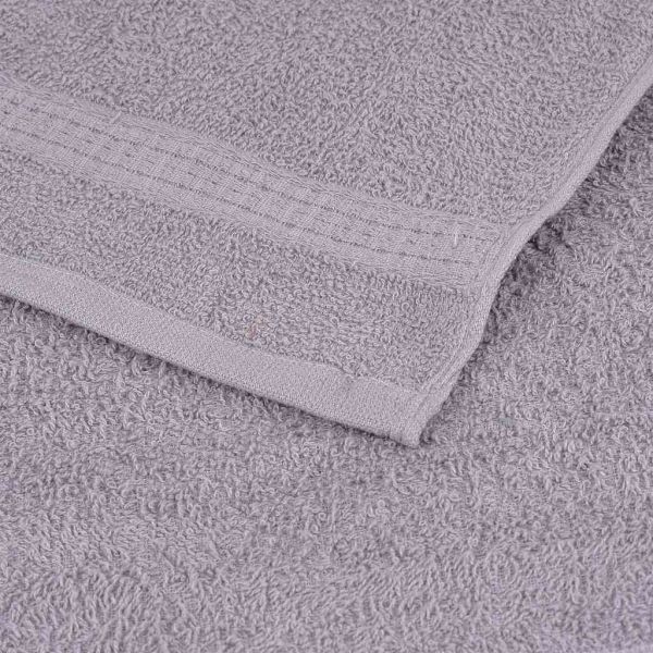 Кърпи за сауна FROGN 2 бр. сиви 80x200 см 360 г/м²