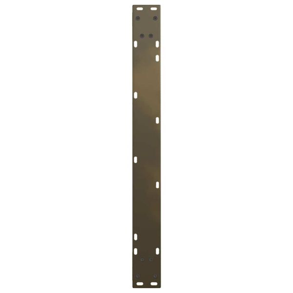 Крака за трапезна маса, V-образни, 2 бр., естествена стомана, 80 x (72-73,3) см, стомана