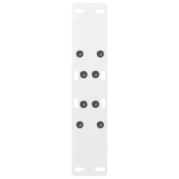 Крака за масичка за кафе, А-образни, 2 бр., бели, 50 x (42-43) см, стомана