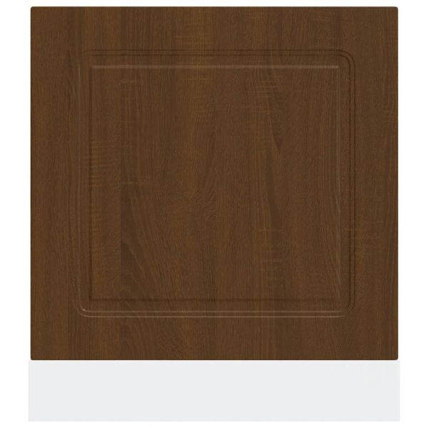 Панел за съдомиялна машина, Kalmar, кафяв дъб, 60x1,5x57см, инженерно дърво