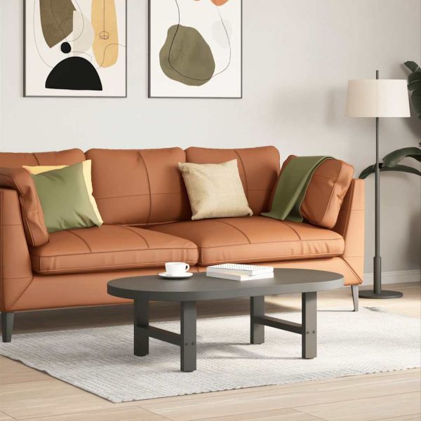 Крака за масичка за кафе, антрацит, 2 бр., 50 x (30-31) см, стомана