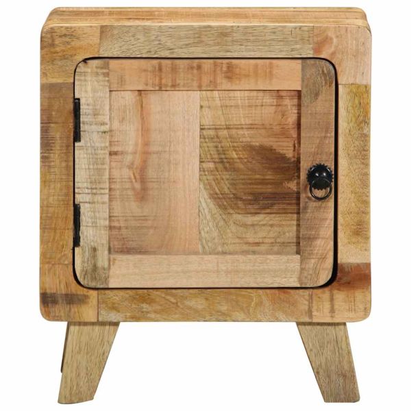 Нощно шкафче 40x32x46 cm Масивна дървесина Грубо манго