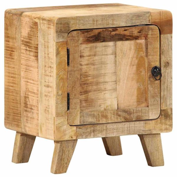 Нощно шкафче 40x32x46 cm Масивна дървесина Грубо манго