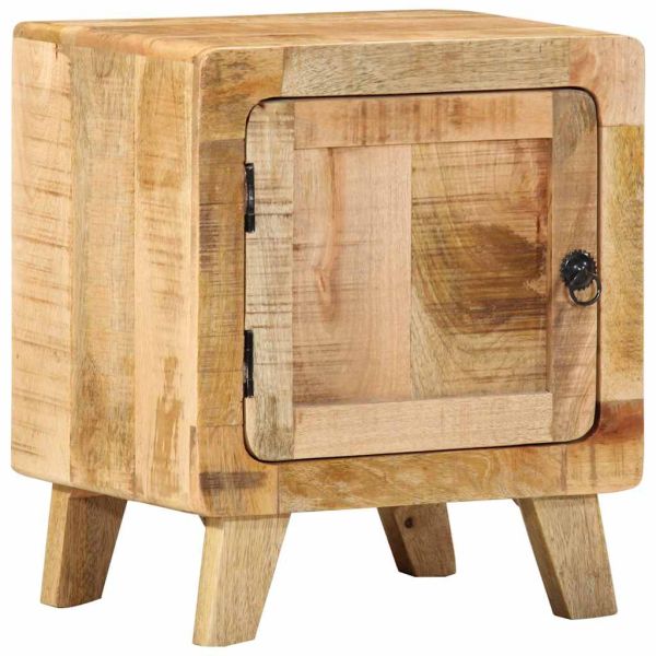 Нощно шкафче 40x32x46 cm Масивна дървесина Грубо манго