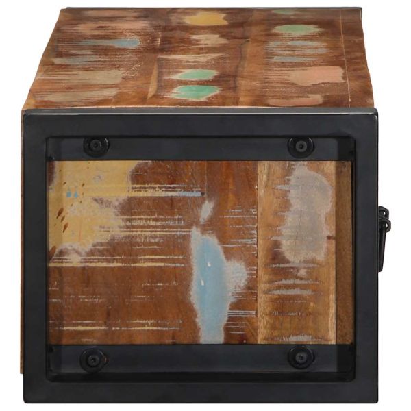 TV шкаф 100x30x25 cm Масивна дървесина Възстановена