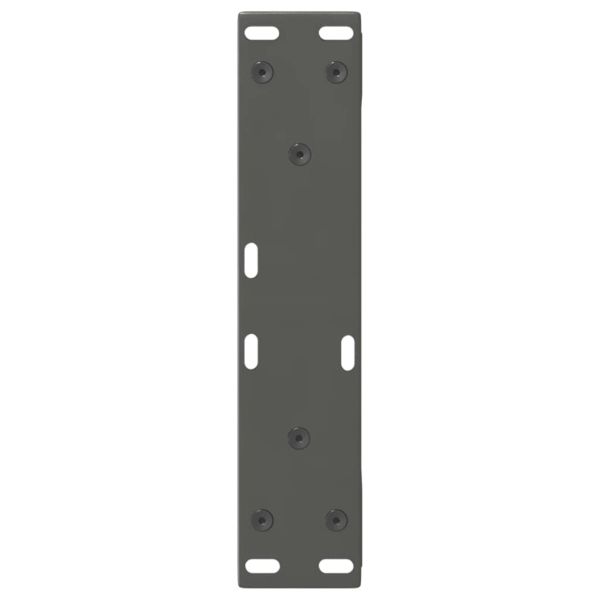 Крака за масичка за кафе, 2 бр., антрацит, 28 x (42-43,3) см, стомана