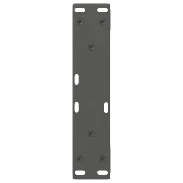 Крака за масичка за кафе, 2 бр., антрацит, 38 x (42-43,3) см, стомана