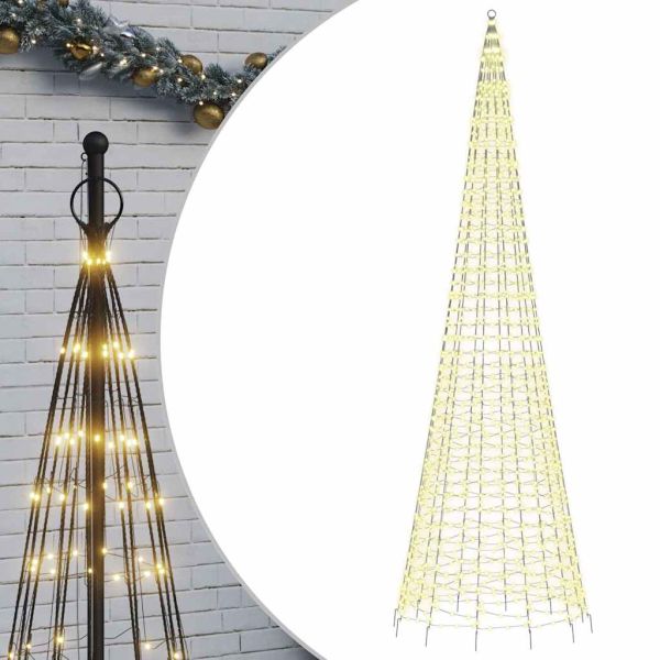LED коледна елха 1534 LED топло бяло 500 см