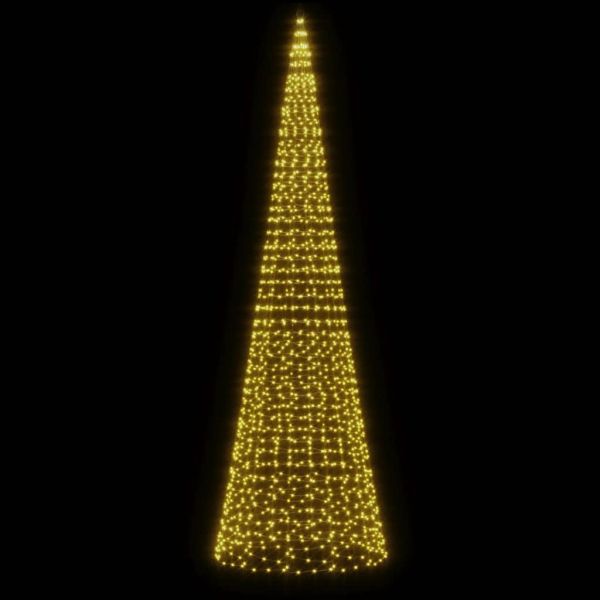 LED коледна елха 1534 LED топло бяло 500 см