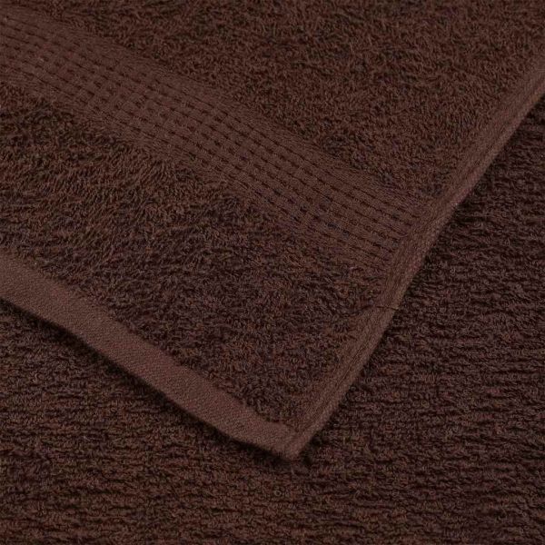 Кърпи за гости FROGN 10 бр. Кафяви 30x50 см 360 г/м²