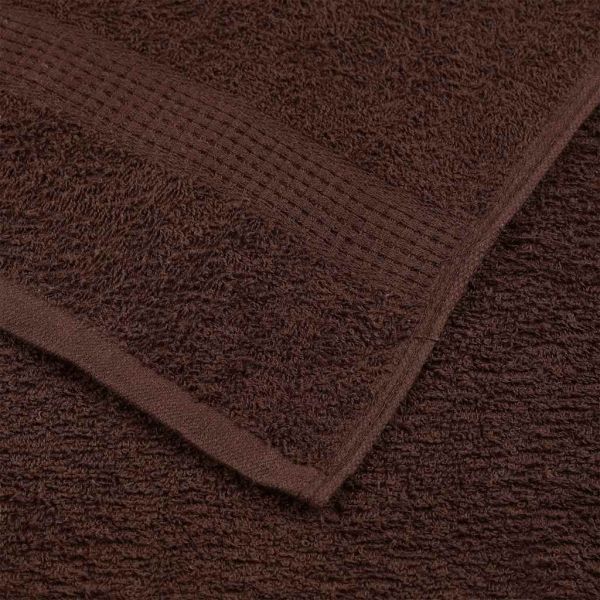 Кърпи за гости FROGN 2 бр. Кафяви 30x50 см 360 г/м²