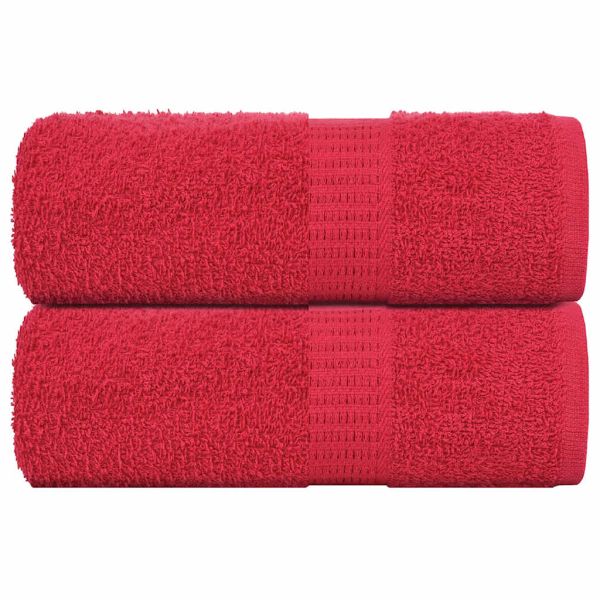 Кърпи за гости FROGN 2 бр. червени 30x50 см 360 г/м²