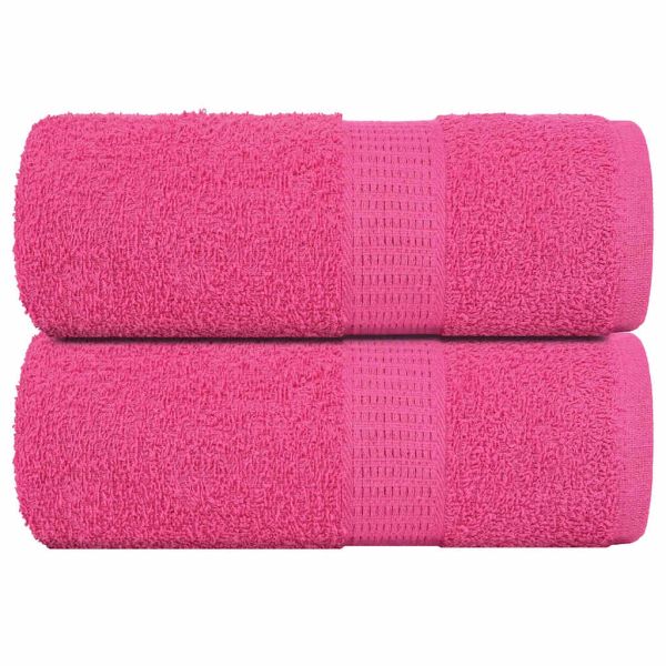 Кърпи за гости FROGN 2 бр. Розови 30x50 см 360 г/м²