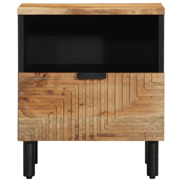 Нощно шкафче 40x33x46 см, масивна акация