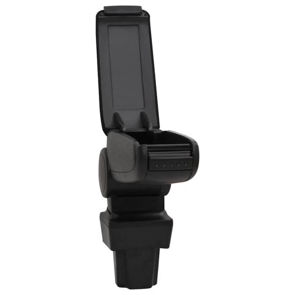 Подлакътник за кола черен 11,5x32x(30-50) см ABS