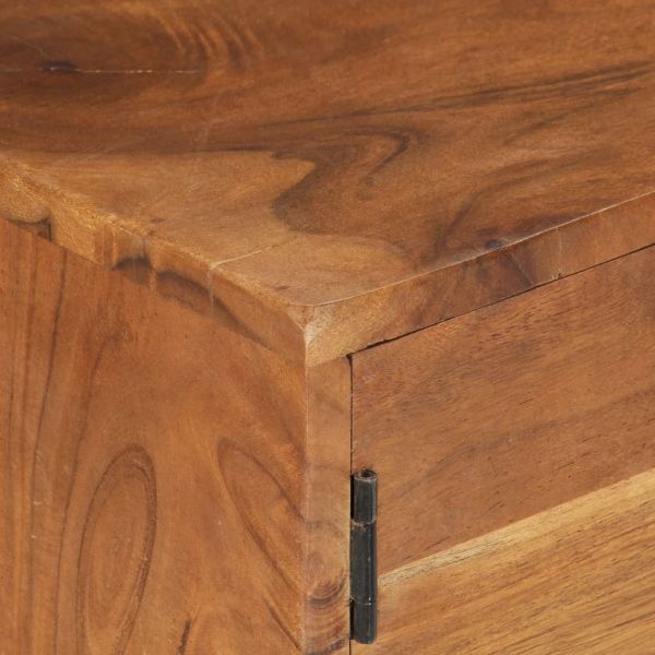 ТВ шкаф масивно дърво акация с меден шишам 140x30x40 см