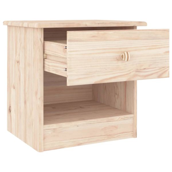 Нощно шкафче ALTA 41x35x41 см бор масив