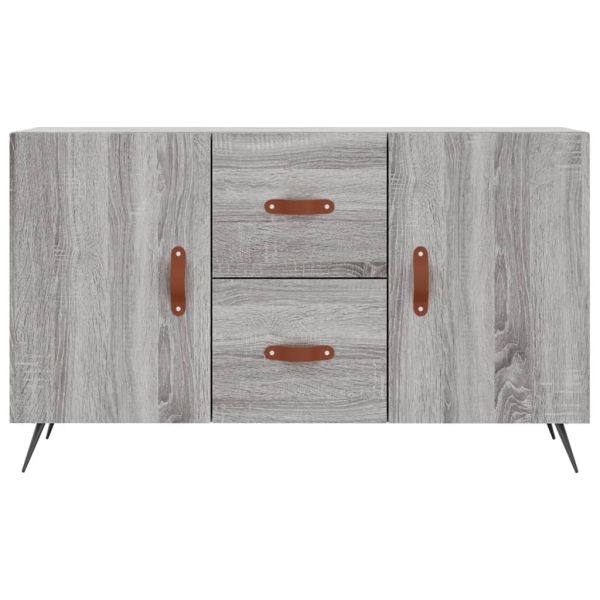 Сайдборд, Сив сонома, 100x36x60 см, инженерно дърво