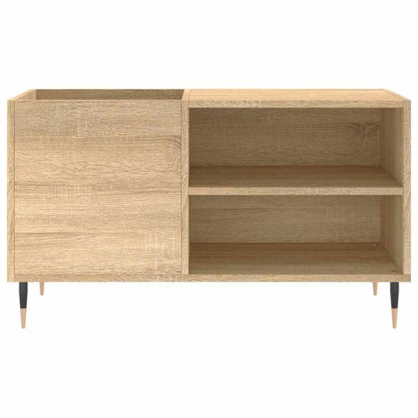 Шкаф за винилови плочи сонома дъб 85x38x48 см инженерно дърво