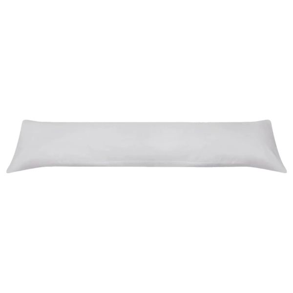 Странична възглавница за тяло, 40x145 cм, сива