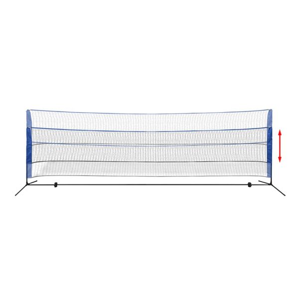 VidaXL Бадминтон мрежа с перца, 500x155 cм