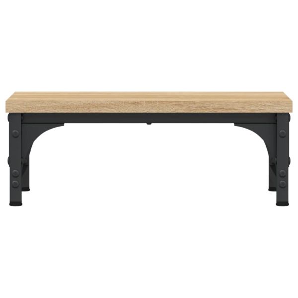 Поставка за монитор, дъб сонома, 37x23x14 см, инженерно дърво
