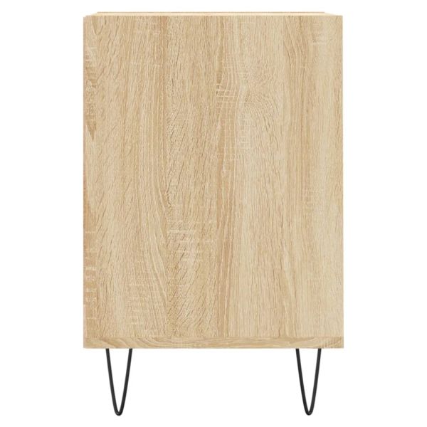 ТВ шкаф, бетонно сиво, 100x35x55 см, инженерно дърво