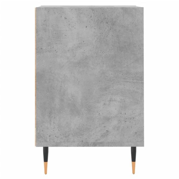 ТВ шкаф, бетонно сиво, 100x35x55 см, инженерно дърво