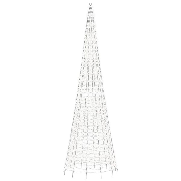 LED коледна елха 1534 LED студено бяло 500 см